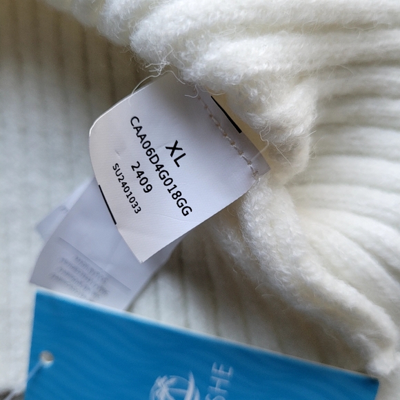 CUPSHE Ribbed White/Ivory  Tank Top Size XL - Picture 9 of 12